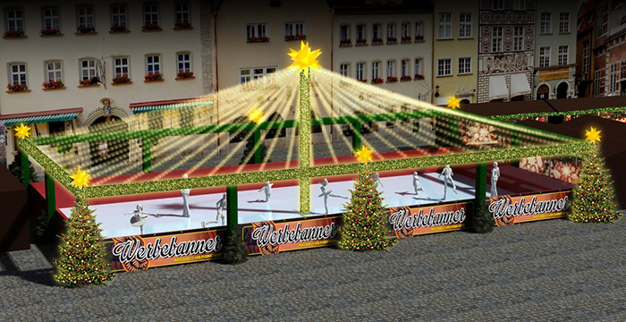 Schlittschuhbahn Speyer Weihnachtsmarkt 2017